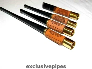 HandWerk WoW Set aus 4 Leder Zigarettenspitze ZigarettenHalter 100 150 65mm Neu - Picture 1 of 12