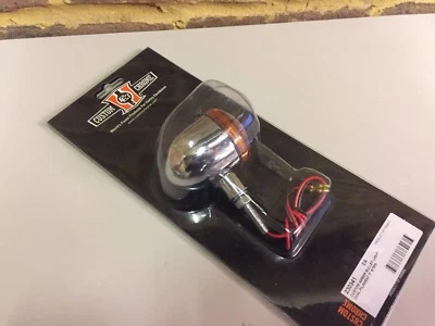 Custom Chrome Bullet Indicator Light, Chrome 2" Stem For Harley-Davidson 230341 - Image 1 of 2