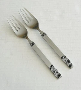 MSI Stainless Merchandise Service Japan Danika 2 Dinner Forks Satin Handle - Picture 1 of 4