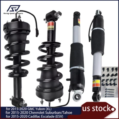 FRONT Strut Assy + REAR shock Absorber for 2017-20 Escalade Suburban Tahoe Yukon - Изображение 1 из 4