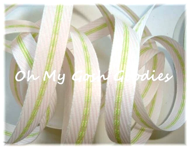 ONE OF A KIND LOT - 36 YARDS - (12 - 3 YARD ROLLS) 3/8" EASTER GROSGRAIN RIBBON - Image 1 of 1