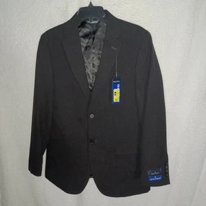 Abrigo Blazer Traje Chaqueta Nautica 36R Para Hombre Negro Ajuste Moderno Elastizado Deportivo (22D) - Imagen 1 de 14