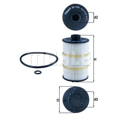 Mahle Oil Filter for Audi A6 A7 A8 - Image 1 of 4