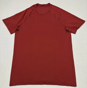 Camiseta roja Lululemon Metal Vent Tech para hombre talla pequeña rendimiento ligera - Imagen 1 de 7