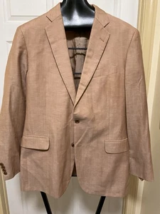 Herren Brooks Brothers Pfirsich 2-Knopf Wolle/Baumwolle/Elasthan Blazer 42 Lang - Bild 1 von 9