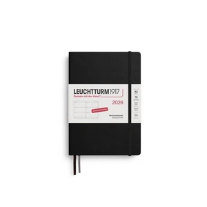 Wochenkalender Medium A5 Schwarz 2026  - Bild 1 von 1