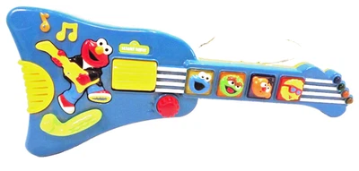 Guitarra de rock de Elmo de colección Mattel Sesame Street Workshop iluminación musical 1998/2007 Foto 1 de 4
