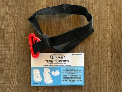 Cinturón de hombro de asiento Graco Tranzition/Wayz clip de posicionamiento correa pieza y manual Foto 1 de 2