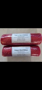 Juego de 2 cintas de malla Hobby Lobby Polypro 2018 resistentes a la intemperie nuevas - Imagen 1 de 3
