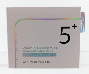 NUMBUZIN No.5+ Vitamin & Niacinamide Brightening Pads - 70 Pads with Glutathione - Picture 1 of 6
