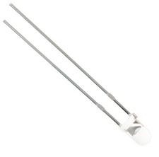 10 X Green 3mm LED Water Clear 5000mcd 30°