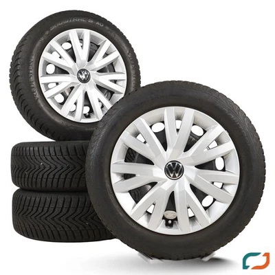 VW Golf 8 Winterräder Winterreifen 16 Zoll 5Q0601027BR 205/55 R16 91H Original - Bild 1 von 4