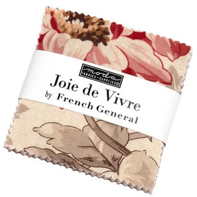 Joie de Vivre Mini 2.5" Charm Pack by French General for Moda Fabrics - Image 1 of 3