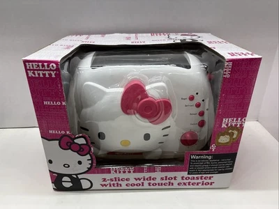 Hello Kitty 2 Scheiben breite Schlitze Toaster Neu im Karton - Bild 1 von 4