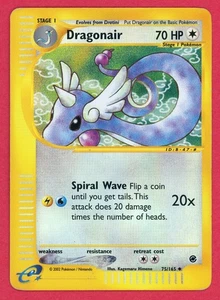 Carta Pokemon Dragonair 75/165 Reverse Holo Expedition eSeries - Danneggiata - Foto 1 di 2