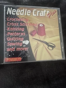 Vintage 1995 Needle Craft Plus CD ROM Needle Craft - Picture 1 of 4