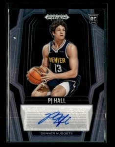 PJ Hall RC 2024-25 Panini Prizm Black Basketball Rookie Signatures Auto ① - Picture 1 of 2