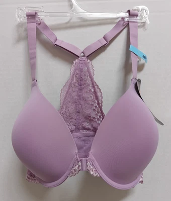 NWT Maidenform One Fabulous Fit Full Coverage Lace Racerback Bra 07112 Size 38C - Image 1 of 3