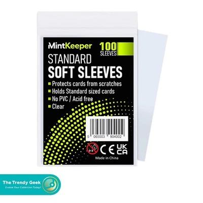 Sleeves For Standard Trading Cards - Mintkeeper Clear Penny Sleeves | Pokemon