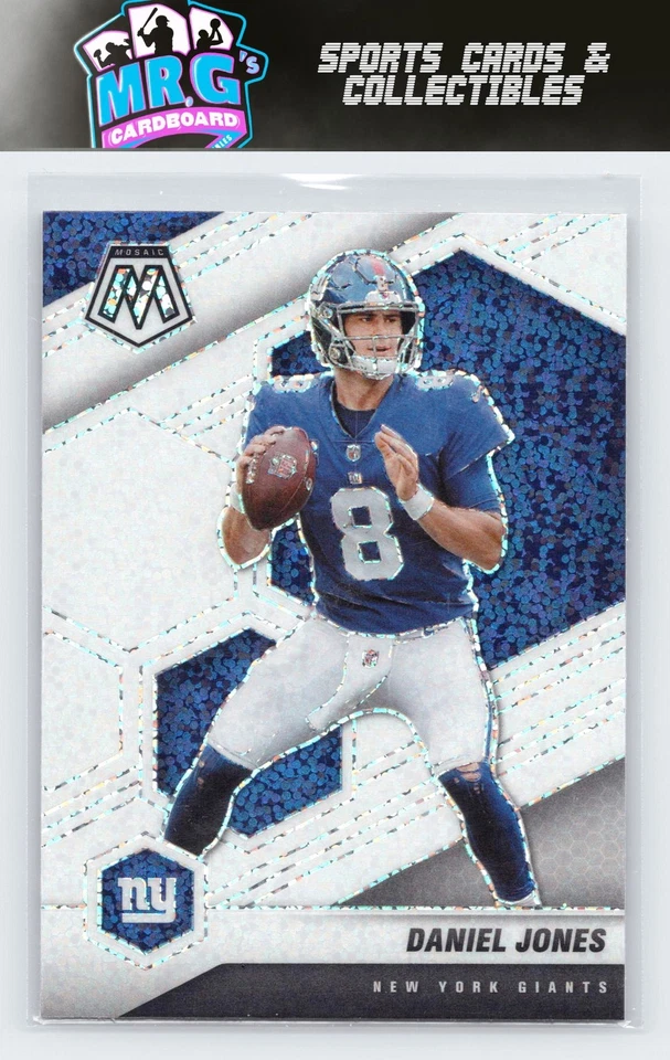 2021 Panini Mosaic #149 Daniel Jones White Sparkle - Image 1 of 2