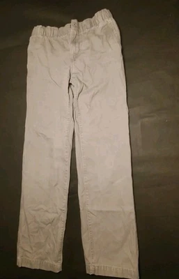 Pantalones cargo Lands End Boy talla 14 hierro rodilla gris cintura ajustable duraderos Foto 1 de 4