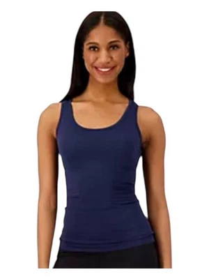 Женская майка Tommie Copper ТЕМНО-СИНЯЯ с поддержкой нижней части спины размер СРЕДНИЙ - Изображение 1 из 3