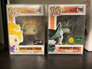Funko Pop Super Saiyan 2 Gohan 518 Perfect Cell 759 Glow Dragon Ball Z DBZ Anime - Imagen 1 de 7