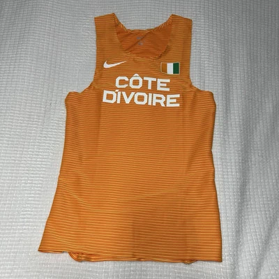 Camiseta deportiva para correr Nike Pro Elite Costa de Marfil talla mediana CI8157-812 Foto 1 de 4