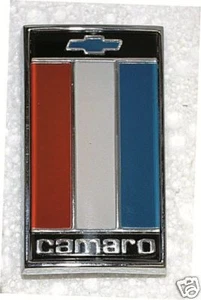 1975-77 CAMARO FRONT NOSE / HEADER PANEL EMBLEM - RED WHITE BLUE - MADE in USA! - Picture 1 of 1
