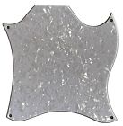 Custom For Us Gibson Sg Standard Blank Style Guitar Pickguard,4 Ply White Pearl