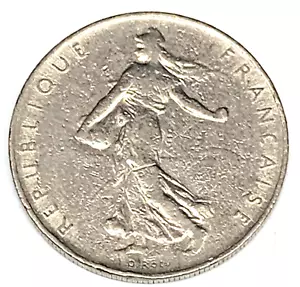 # C5110 FRANCE COIN, ONE FRANC 1961 - Picture 1 of 2