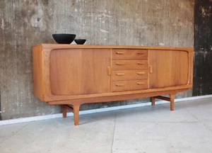 60er Vintage CFC Silkeborg Teak Sideboard Kommode Mid-Century Danish 60s Cabinet - Bild 1 von 12