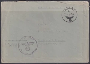 F-EX56769 ALEMANIA 1942 SEGUNDA GUERRA MUNDIAL CORREO DE CAMPAÑA WEHRMACH 11358. - Imagen 1 de 3
