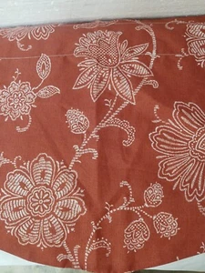 Renaissance Home Fashion Fenster Volant 18x51 Zoll gewellter Rand Floral Multico - Bild 1 von 4