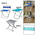 Camping Folding Stool Adults Fishing Chair Under Desk Footstool Compact Beach