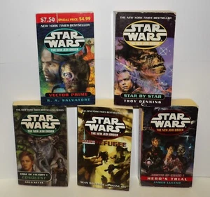 Lot of 5 Star Wars New Jedi Order Paperbacks  2000-2003 - Picture 1 of 24