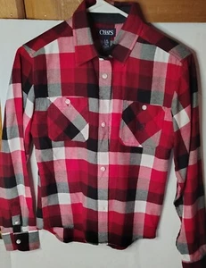 Chaps long sleeve flannel youth size L (14-16) - Picture 1 of 4