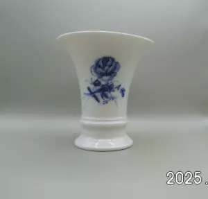 Große Kragenvase " Rosen Blau " von Fürstenberg - Bild 1 von 4