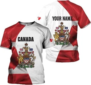 Personalized Canada Hoodie Canadian Flag Canada Shirts for Men & Women Canadian - Picture 1 of 2