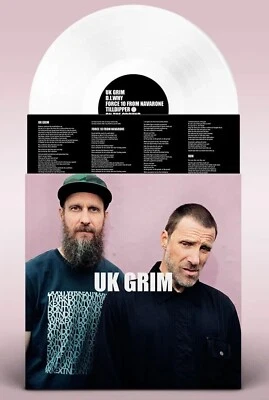 THE SLEAFORD MODS- UK Grim LP (NEW 2023 Limited WHITE Coloured Vinyl) - Image 1 of 3