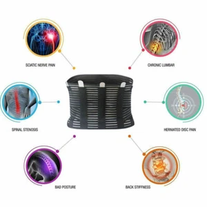 Therapeutischer Rückenstützgürtel für Männer und Frauen Schmerzlinderung - Bild 1 von 7