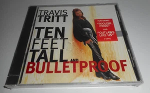 Ten Feet Tall & Bulletproof by Tritt, Travis Music CD 1994 Foolish Pride New - Picture 1 of 3