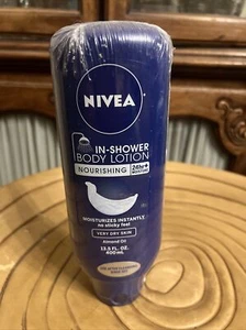 NIVEA Nourishing In Shower Lotion, Body Lotion for Very Dry Skin, 13.5 Fl Oz - Picture 1 of 2