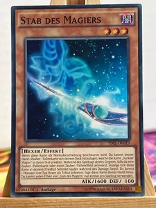 Stab Des Magiers TDIL-DE019 Super Rare Deutsch NM YUGIOH - Bild 1 von 1