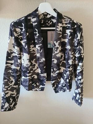 Chaqueta Blazer Mujer Mittoshop Camuflada Talla L (Junior Grande) - Nueva con Etiquetas Foto 1 de 4