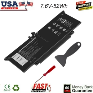 JHT2H Laptop Battery For Dell Latitude 7310 7410 0YJ9RP 009YYF 04V5X2 7.6V 52Wh  - Picture 1 of 16