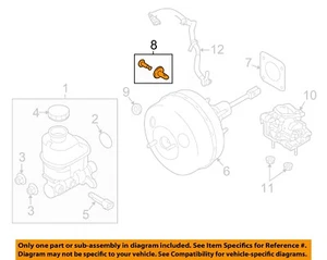FORD OEM 07-24 Continental-Booster Retainer Clip 3M5Z2L523AA - Picture 1 of 2