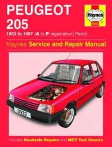 Peugeot 205 Gasolina 1983-1997 Haynes Manual de taller - Imagen 1 de 5