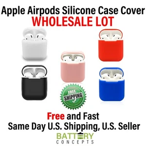 Apple AirPods Schutzhülle Silikon Hülle Skin für Apple Airpod GROSSHANDEL SET - Bild 1 von 23