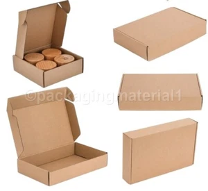GIFT BOXES ROYAL MAIL POSTAL BOXES BROWN KRAFT CARDBOARD ALL SIZES - Picture 1 of 8
